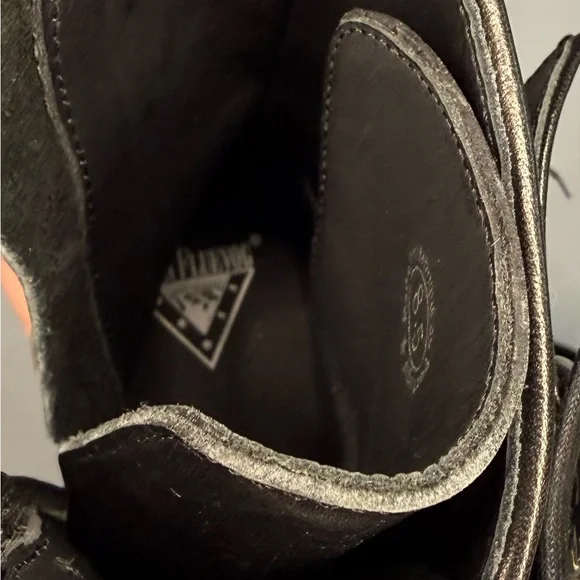 John Fluevog Black Women's Lace-Up Boots - Picture 4 of 16